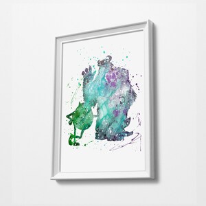 Minimalist Watercolor Art Print Poster Gift Idea For Him Or Her | Nursery Art | Gift for Baby |