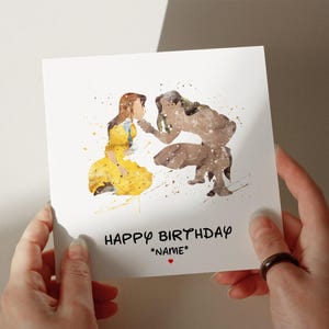Tarjeta de cumpleaños de Tarzán, personalizada, para hijo o nieto, para su primer, segundo, tercer, cuarto o quinto cumpleaños, para ella n.° 699