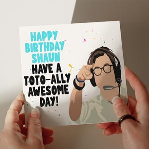 Tarjeta de cumpleaños de Toto Wolff, tarjeta personalizada, tarjeta para hijo, tarjeta para nieto, tarjeta para esposo, tarjeta para hija n.° 268