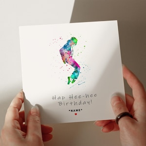 Tarjeta de cumpleaños de MJ, tarjeta personalizada, tarjeta de felicitación, tarjeta para hijo, tarjeta para nieto, tarjeta para esposo, tarjeta para hija n.° 34