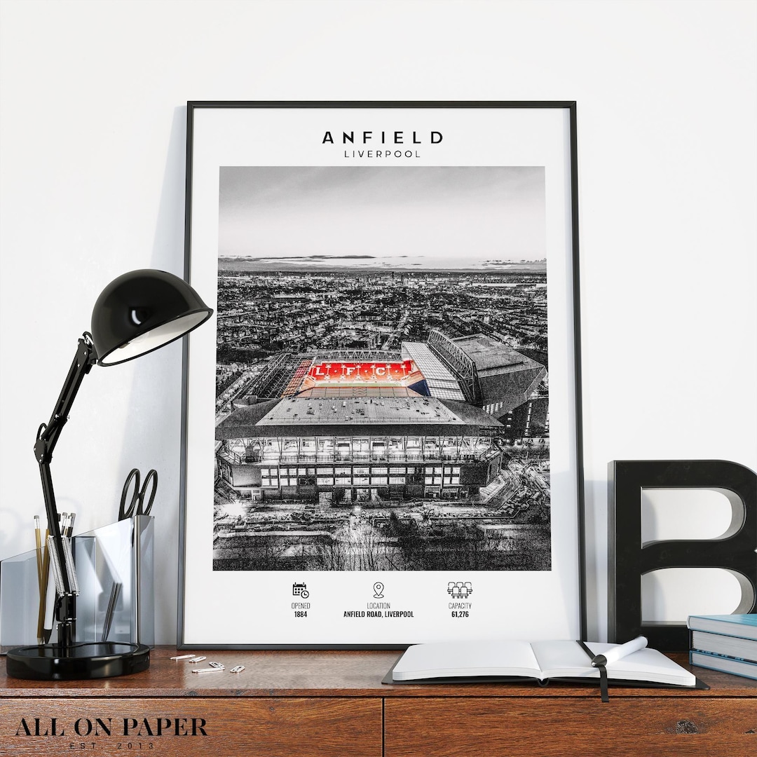 ANFIELD Football Wall Art Print Unique Poster Perfect Birthday Gift - Etsy