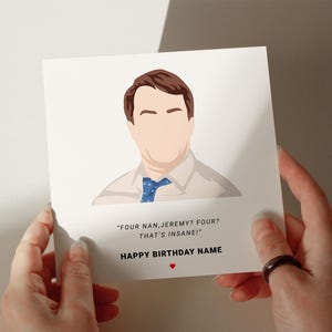 Mark Corrigan Birthday Card, Personalised Card, Greetings Card, Card for Son, Card for Husband, Card for, Card for Brother #553