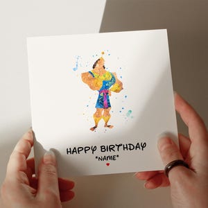 Biglietto di compleanno, biglietto personalizzato, biglietto per figlio, biglietto per nipote, biglietto per il 1°, 2°, 3°, 4° compleanno, biglietto per lei #618