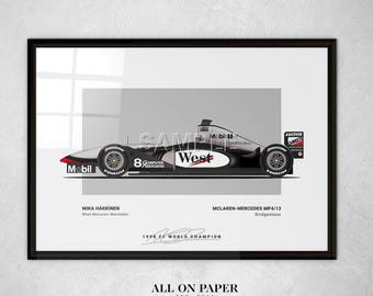 フィンランドの元レーシングF1ドライバー、ミカ・ハッキネンの直筆