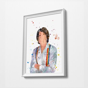 Tommy Cooper Print Poster Watercolour Framed Canvas Wall Art Comedy