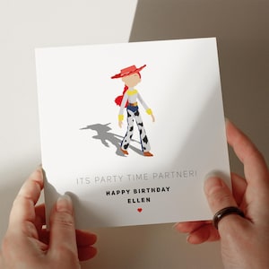 Carte d'anniversaire Jessie, carte personnalisée, carte pour fille, carte pour petite-fille, carte pour femme, carte pour soeur #5