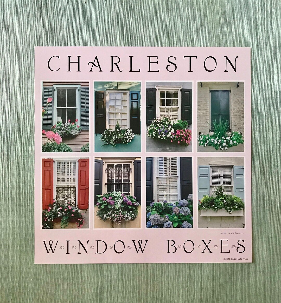 Window Box Poster Charleston Window Boxes . Poster . 8 Photographs . ©signed . 18X18 - Etsy