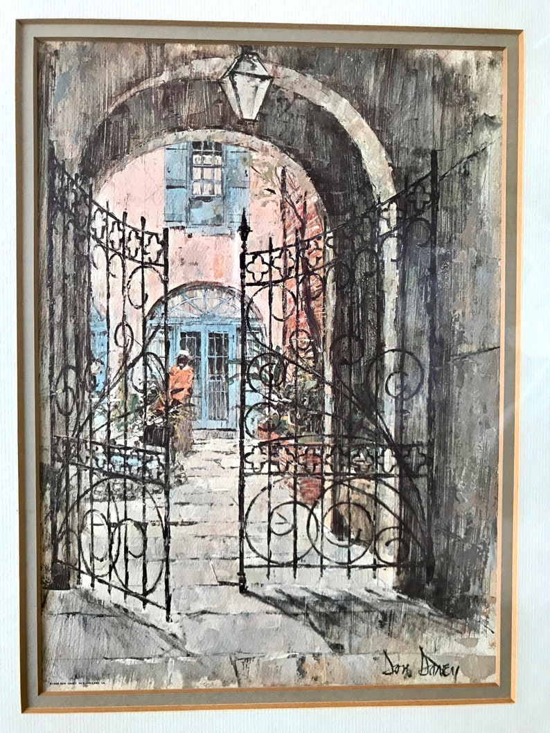 Artist Don Davey . 1968 Print from an Original