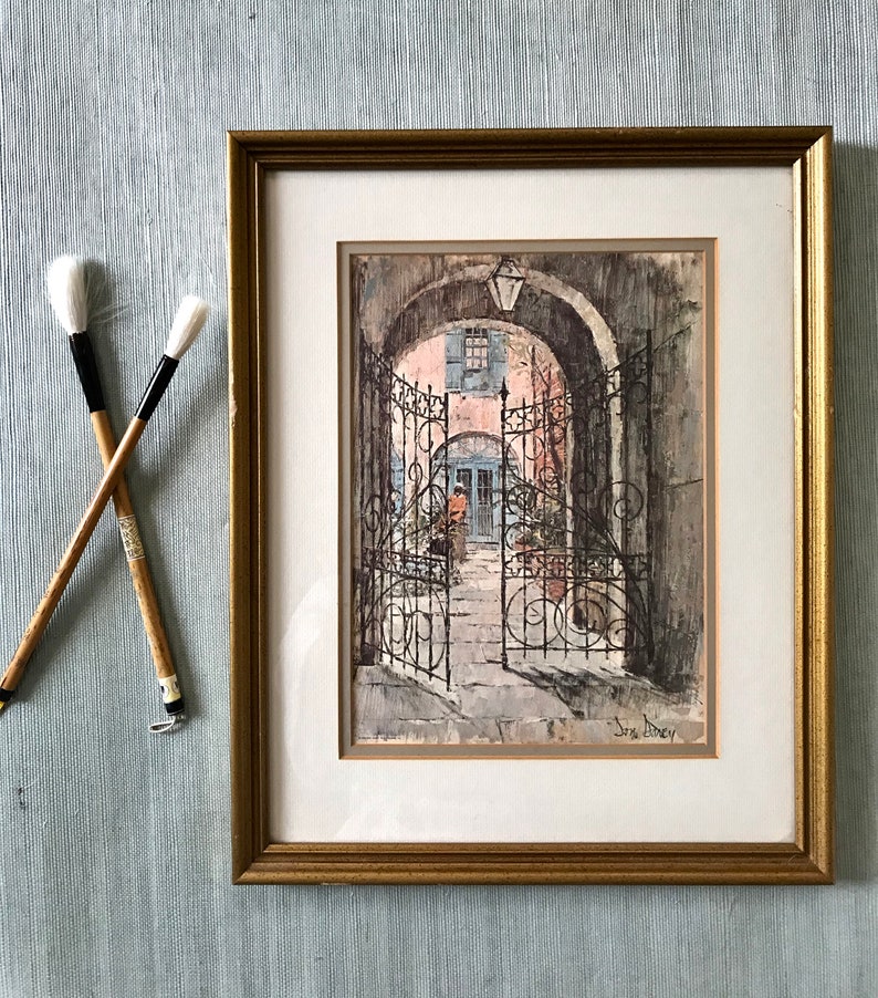 Artist Don Davey . 1968 Print from an Original