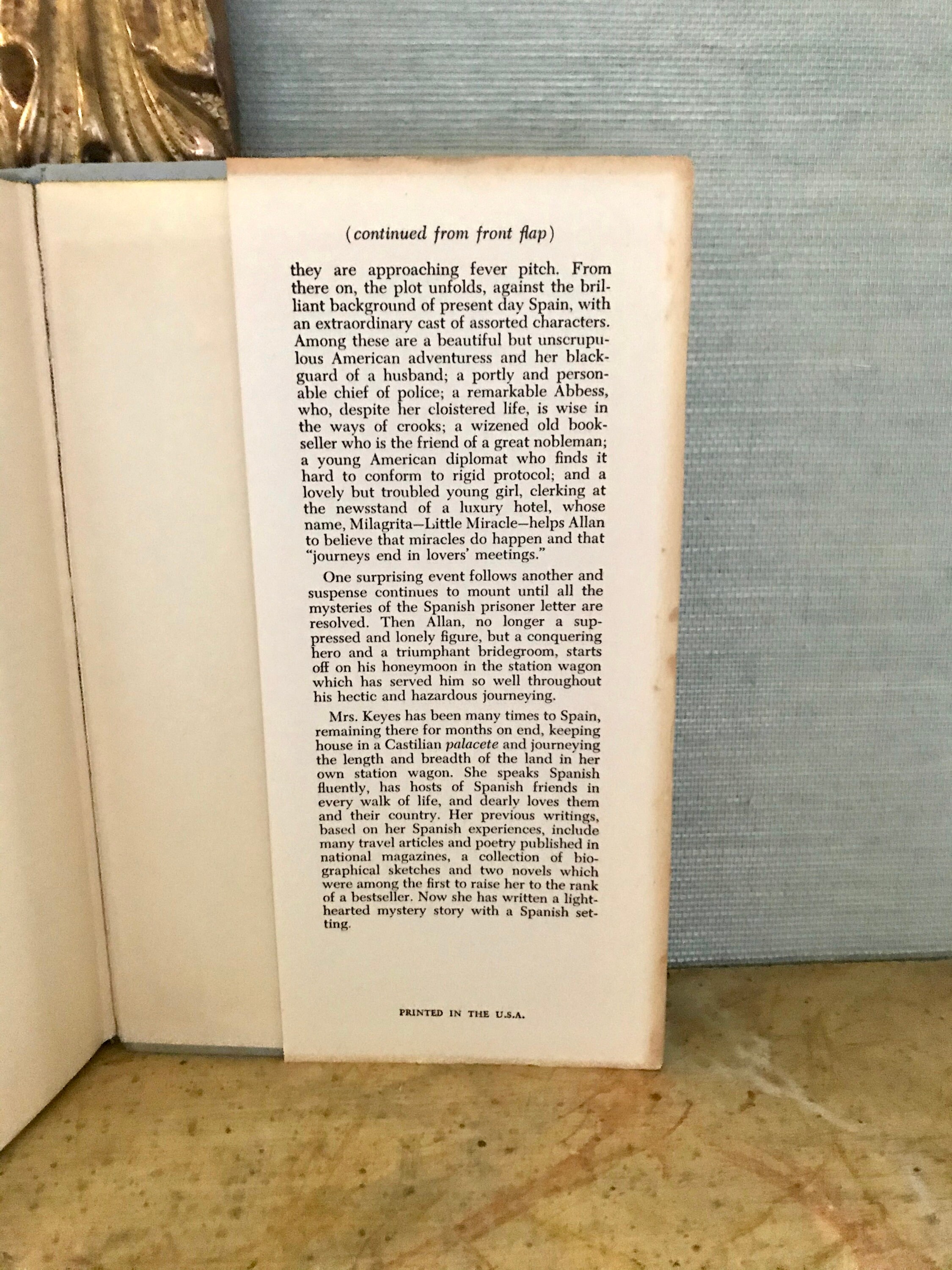 Frances Parkinson Keyes . Station Wagon in Spain . 1959 Etsy