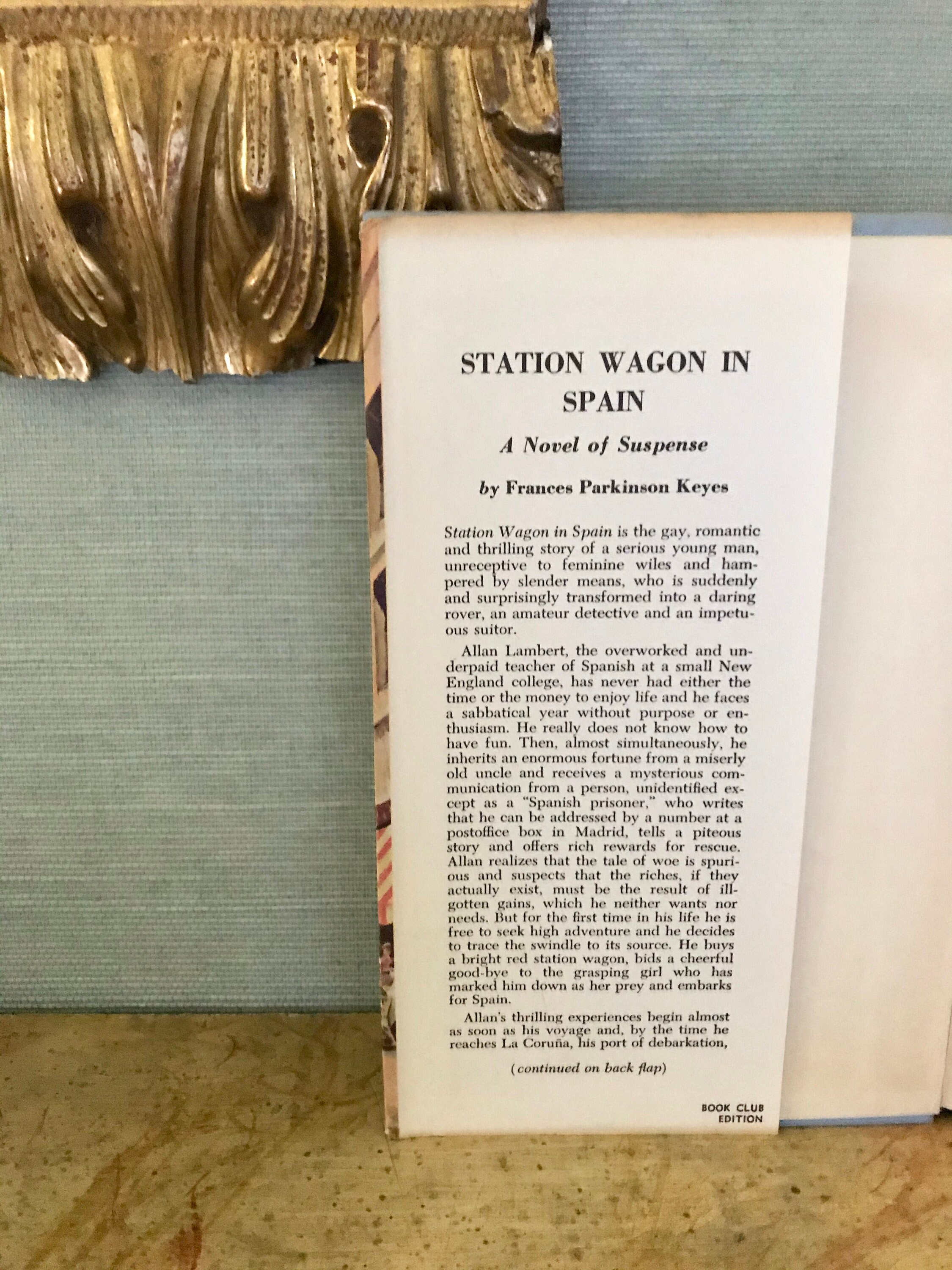 Frances Parkinson Keyes . Station Wagon in Spain . 1959 Etsy