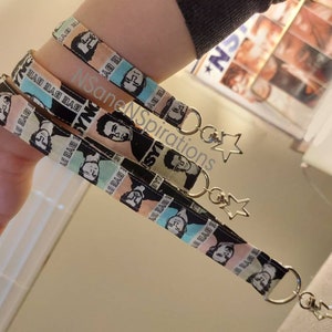 Custom boyband lanyard / wristlet