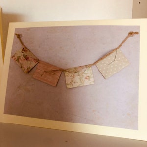 Shabby chic Vintage Karten handgefertigt