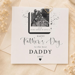Vatertagskarte, personalisierter Vatertag, Bildkarte, spezieller Vater, Vaterbildkarte, spezielle Vatertagskarte, Vatertagsgeschenke, benutzerdefinierte Karte
