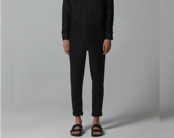 mens linen jumpsuit