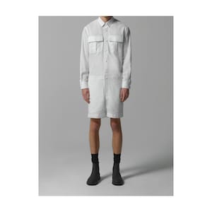 Leinen Herren Jumpsuit Overalls