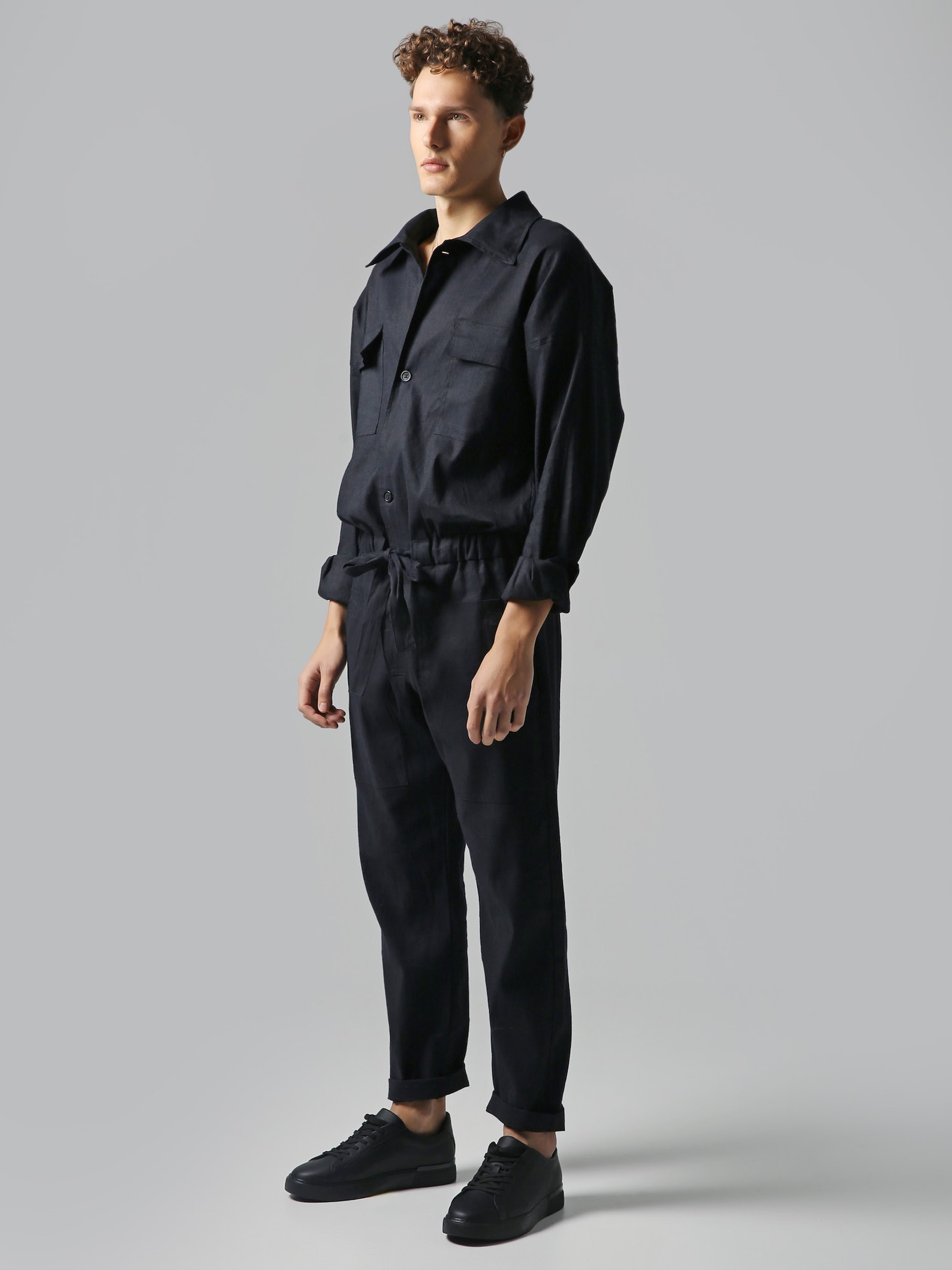 Leinen Herren Leinen Overalls Mann Jumpsuit Herren Etsy