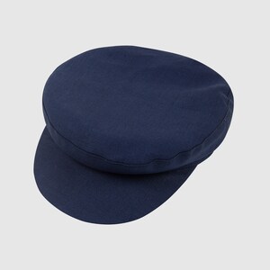 Greek Fisherman's Hat Linen Blue
