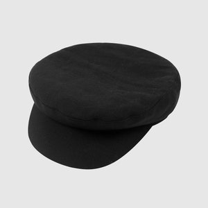 Greek Fisherman's Hat Linen Black