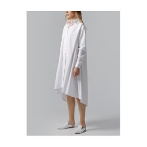 Button Down Poplin Shirt Dress