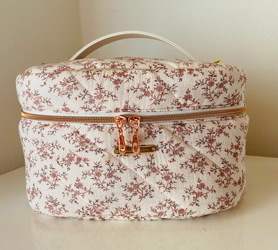 Trousse De Toilette Vanity Double Gaze De Coton Etsy