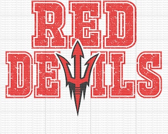 Red Devils Digital Download - PNG - Pitchfork - Devils