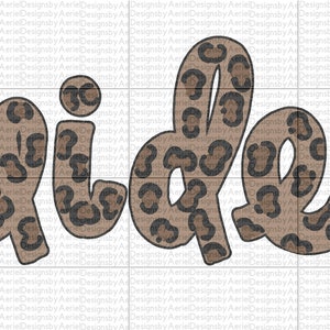 Raiders Digital Download - PNG - Leopard