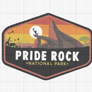 Pride Rock - Lion King - PNG - Sublimation