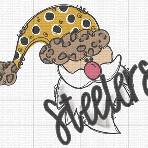 Steelers Digital Download - PNG - Lampart - Czarno-złoty