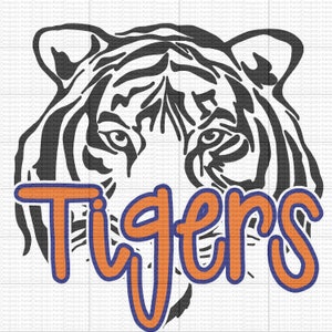 Tigers Digital Download - PNG - Sublimation - Mascot