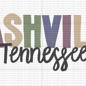 Nashville TN Digital Download - PNG - Sublimation