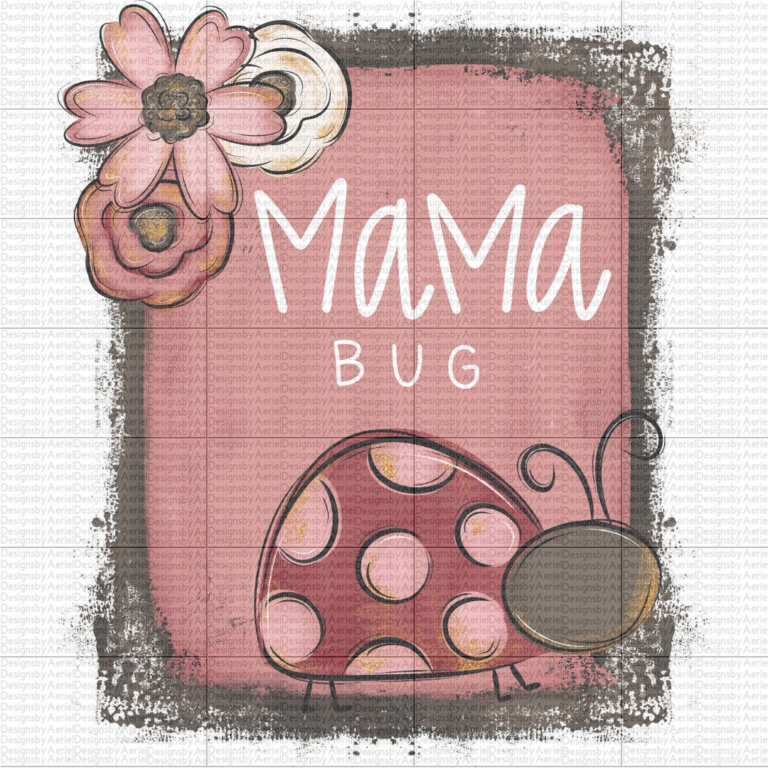 Mama Bug - Little Love Bug - Lady Bug - Valentines Day - Digital ...