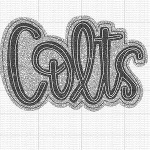 Colts Digital Download - PNG - Sublimation - Team Spirit - Team Mascot - Handdrawn