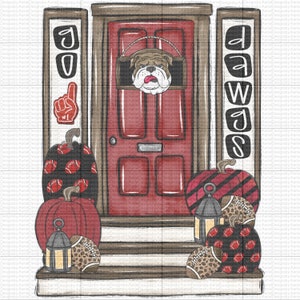 Dawgs - State - Georgia - Digital Download - PNG - Leopard - Lets go boys - Fall Pumpkin