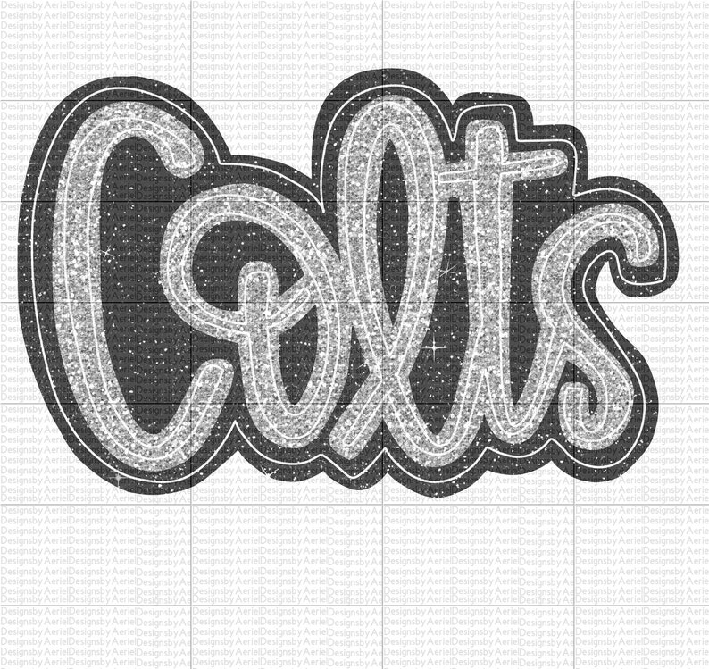 Colts Digital Download - PNG - Sublimation - Team Spirit - Team Mascot ...