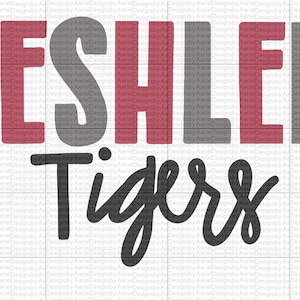 Deshler Tigers - Lets go Tigers - Alabama - Digital Download - PNG - Hand Drawn