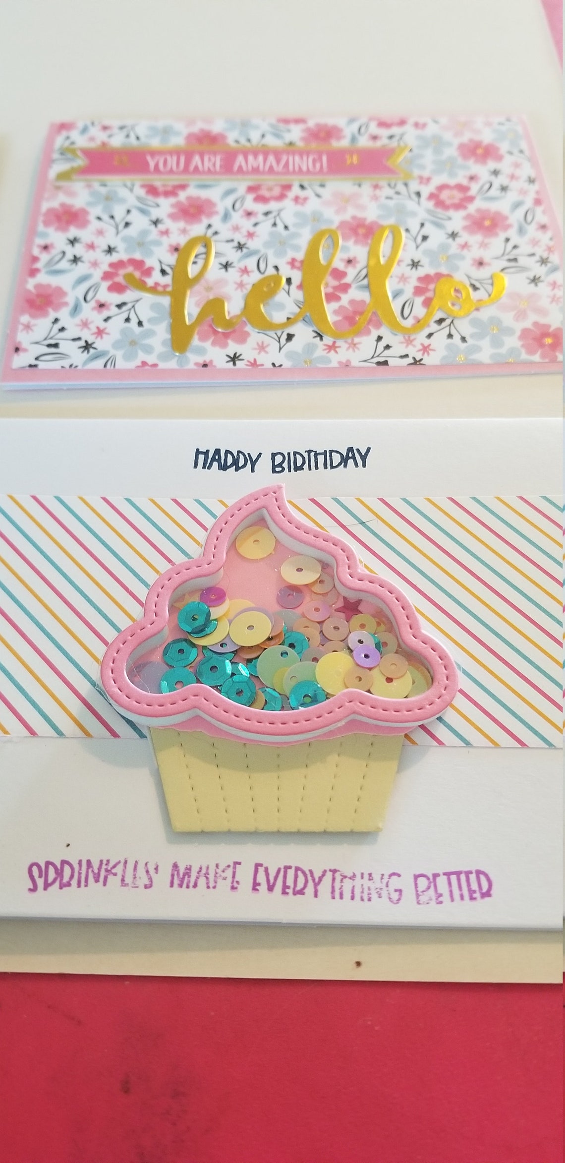 Lot of 6 Handmade Cards - Etsy