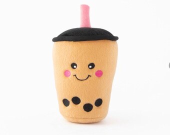 Boba Tea Dog Toy, Boba Milk Tea