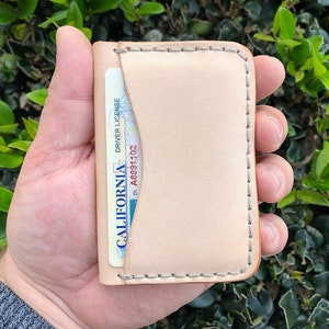 Leather Business Card Holder, Leather Coin Purse Driver's