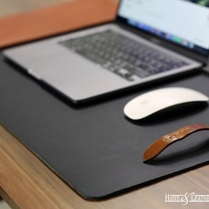 Vegetable Tanned Flat Smooth Large Leather Desk Mat Anniversary Gift Birthday Gift for him Leather Table Mat Leather Desk Pad Mousepad