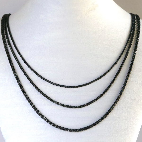 Wheat Chain Necklace Etsy