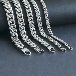 Sterling Silver 9 mm fantaisie d/c Ouvert Lien Câble Chaîne Bracelet ou Collier QAR250 Sterling Silver 9 mm fantaisie d/c Ouvert Lien Câble Chaîne Bracelet ou Collier QAR250
