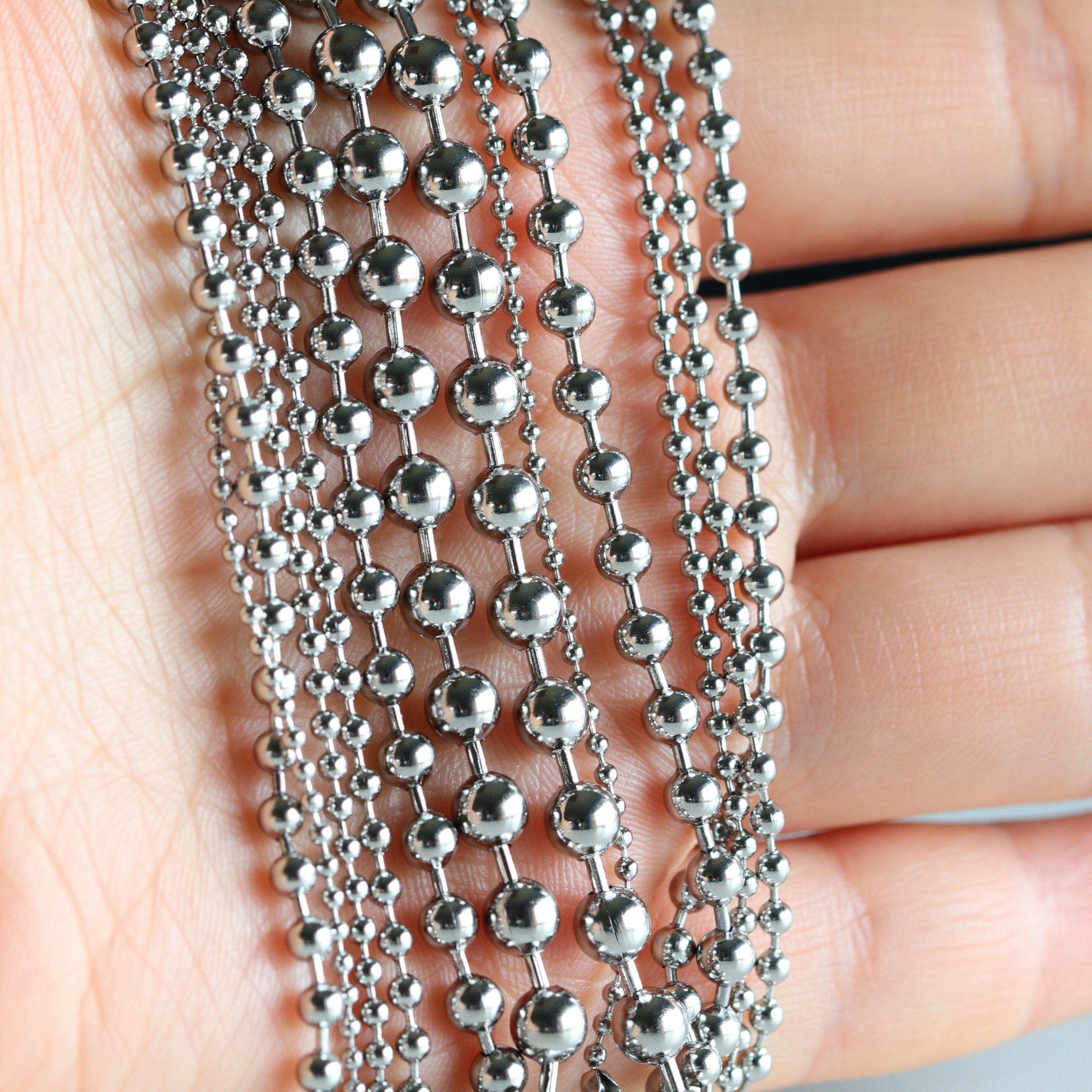 Bead chain necklace bulk discount