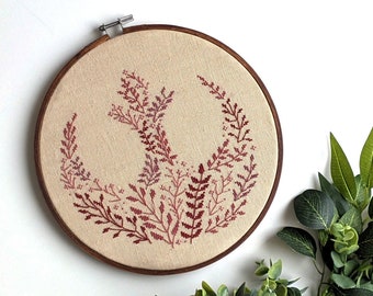 Botanische Rebel Cross Stitch patroon (digitale Instant Download - PDF)