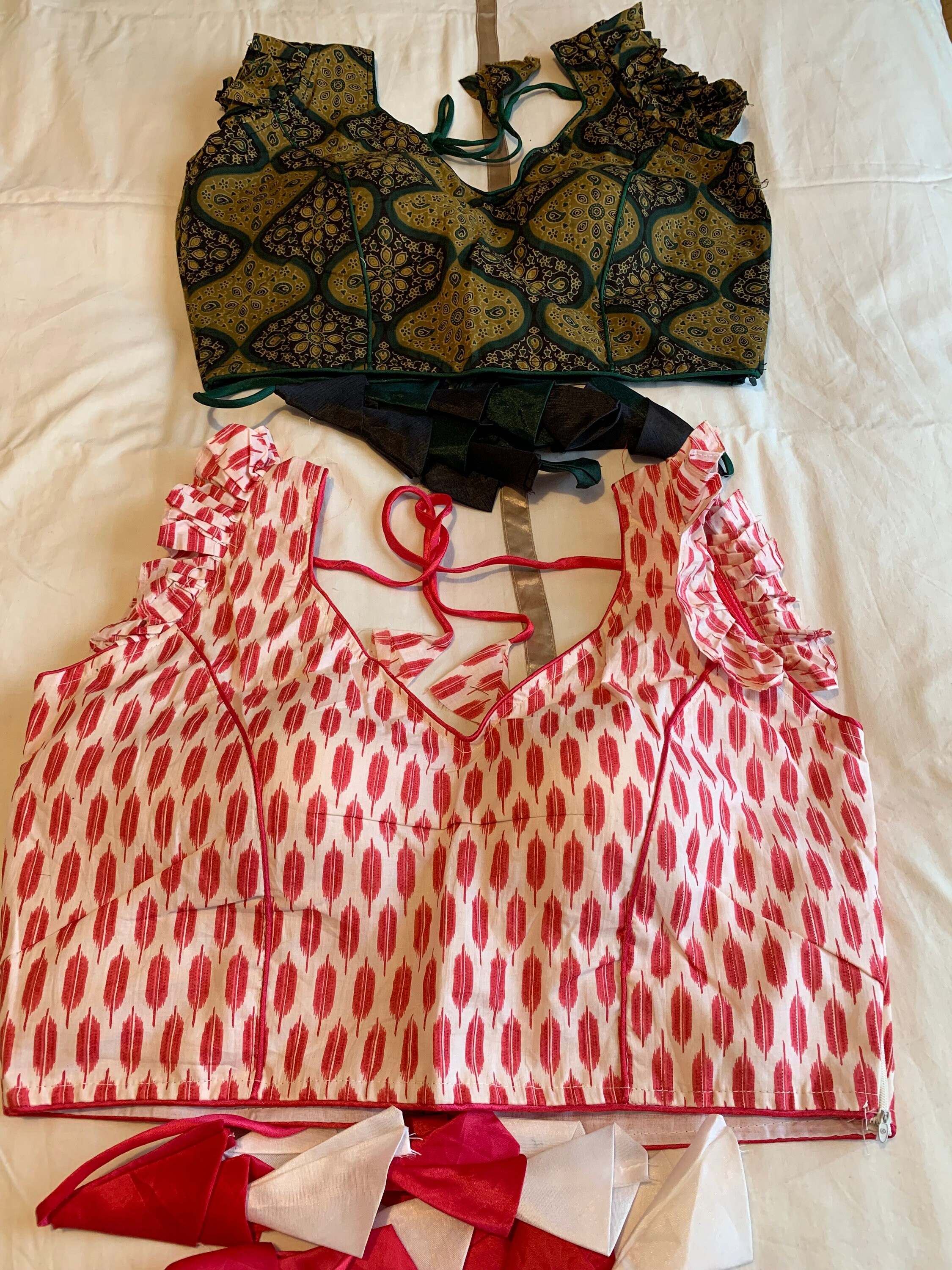 ピケ Acka. embroidery frill blouse ピケ様専用 Acka. embroidery