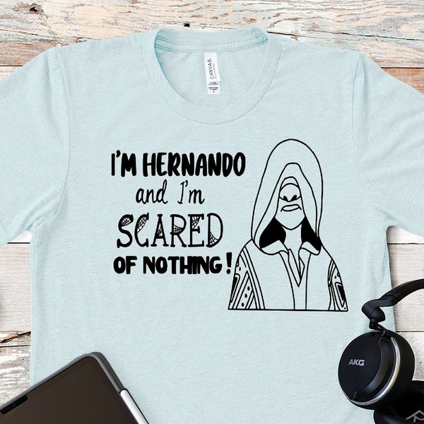 Im Hernando and Im Scared of Nothing Png Etsy