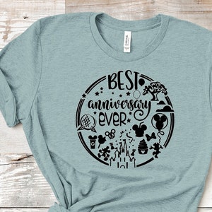 Best Anniversary Ever Disney Shirt, Disney Anniversary Shirt, Matching  Disney Tee, Couples Shirts, Disney 2021, Disney Trip Shirt