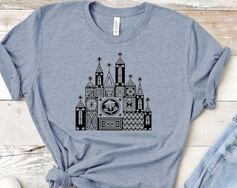 It's A Small World Castle Shirt, Magic Kingdom ride Shirt, It's a Small World Ride,  Cute Disney Shirt, Disney Trip Shirt, Girls Trip