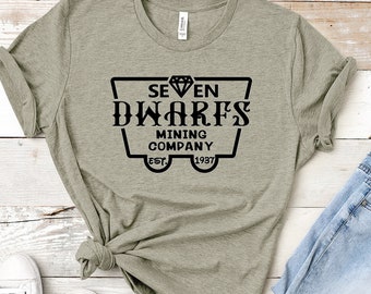 Seven Dwarf Mining Company Shirt,  Seven Dwarf Shirt, Seven Dwarf Mine Ride, Magic Kingdom ride Shirt, Disney Trip Shirt, Matching Disney