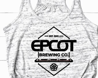 Epcot Brewing Company Women's Tank Top / Drink Epcot Shirt / Drinking around the world shirt / Disney Trip Shirt / Epcot Wine and food Festival